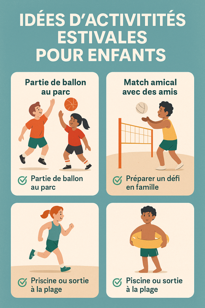 enfant actif été sans camp sportif