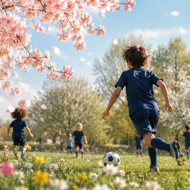 enfant qui joue au Volleyball