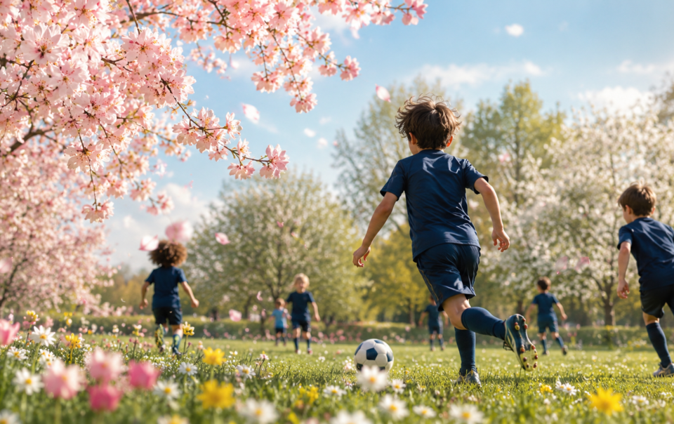 enfant qui joue au Volleyball